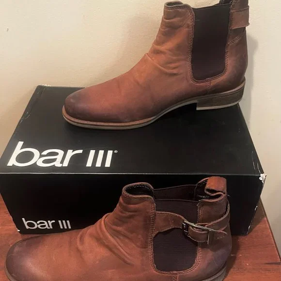 Bar III | Shoes | Men Bar Lll Nelson Chelsea Buckle Boots 